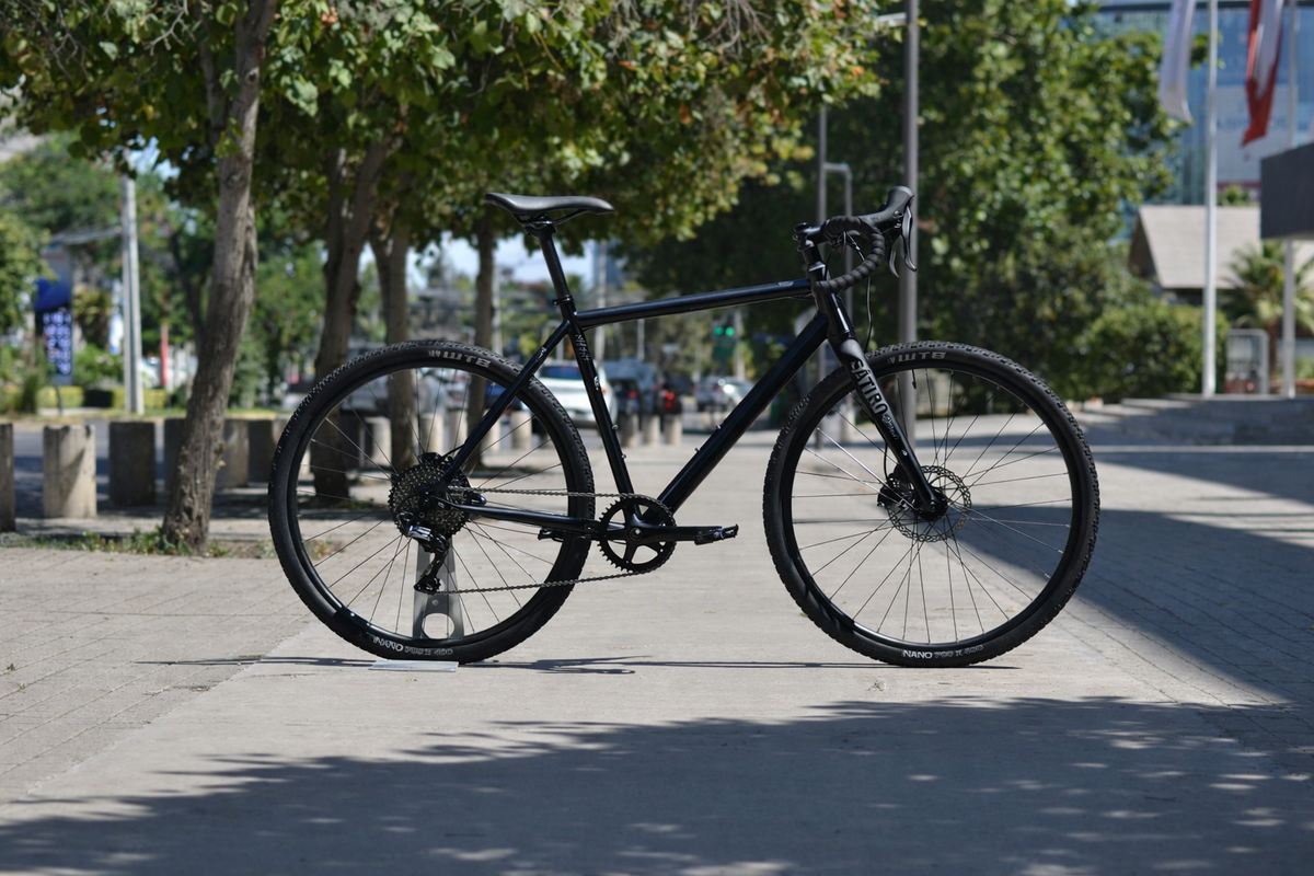Bicicleta Gravel Sileno Shimano GRX ¡Daimon del Bosque! - S / Negro Maldad / Shimano GRX