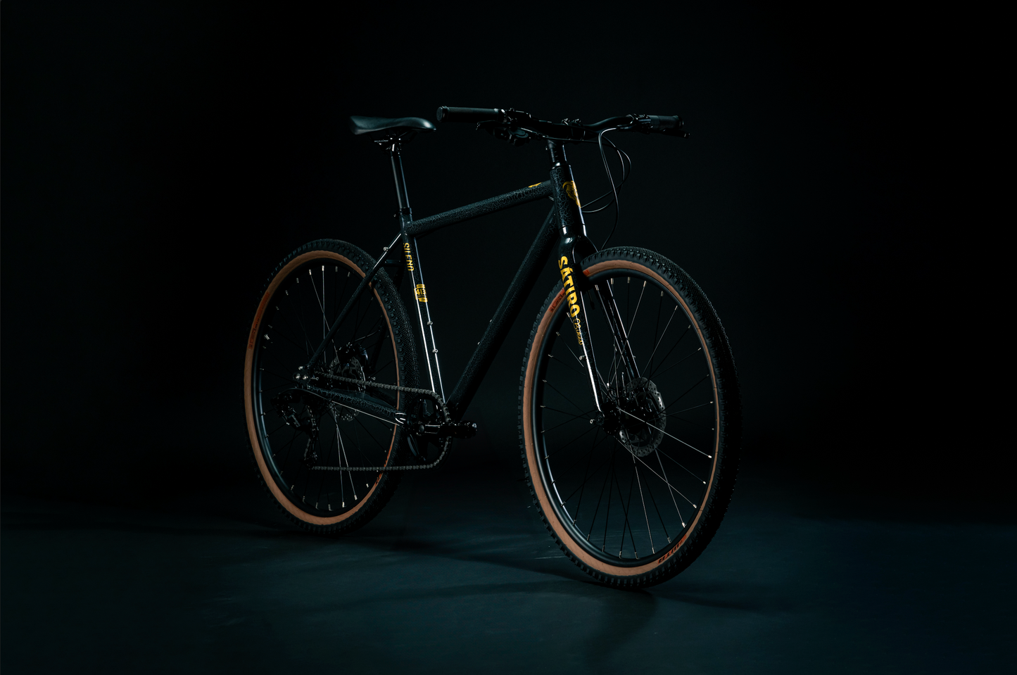 Sileno Negro Craquelado 4ta camada!